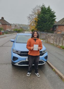 Nick White Driving School student pass 8