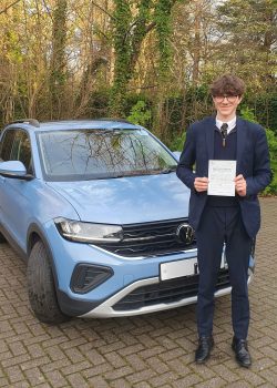 Nick White Driving School student pass 9